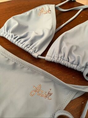French Connection Medium Diamond Triangle String Bikini Set